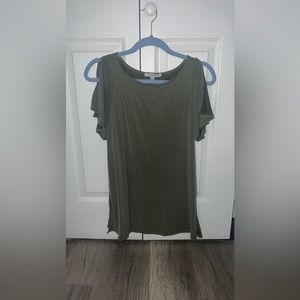 Olive green blouse